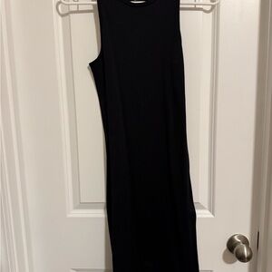 Bodycon Black Sleeveless Dress